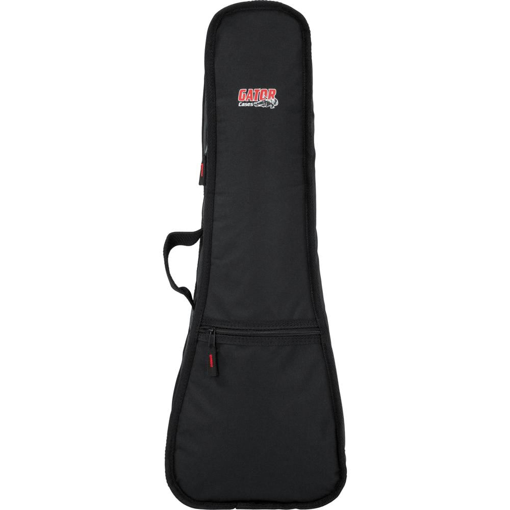 Gator GBE-UKE-CON Funda para Ukulele Concierto (Negra) - Nylon, 10mm de Acolchado, Bolsillo Externo, 944991-REG Gator GBE-UKE-CON Funda para Ukulele Concierto (Negra) - Nylon, 10mm de Acolchado, Bolsillo Externo, 944991-REG