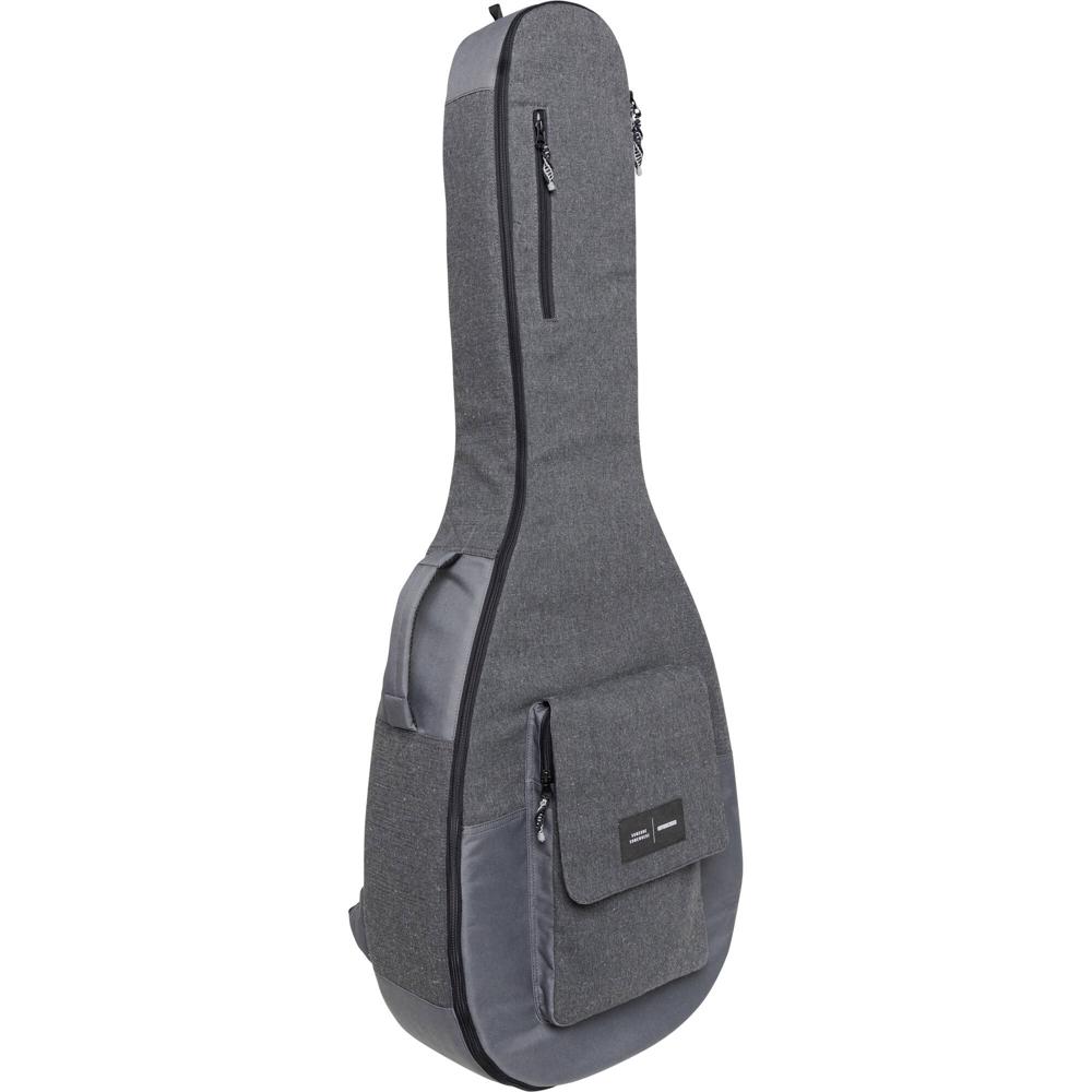 Gator Lux Series Dread Gig Bag (Gris) - Funda Acolchada para Guitarra Dreadnought, Con 1/2" de Acolc