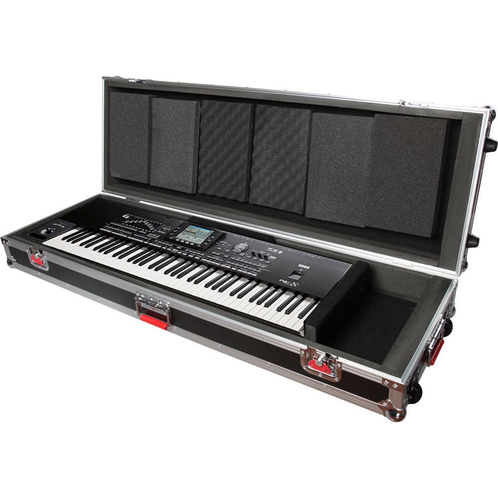 Gator G-TOUR 76V2 - Estuche de Transporte para Teclados de 76 Notas con Ruedas (Negro) - Resistente, 845287-REG Gator G-TOUR 76V2 - Estuche de Transporte para Teclados de 76 Notas con Ruedas (Negro) - Resistente, 845287-REG