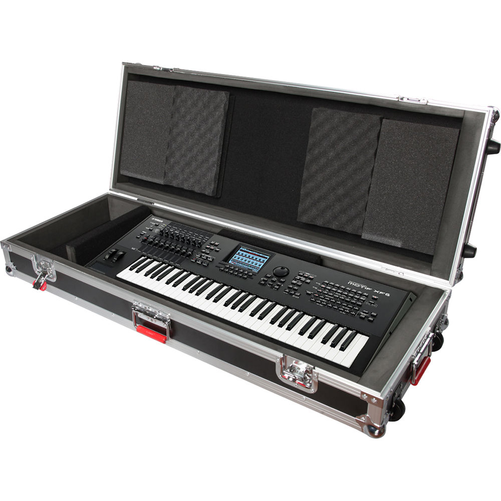 Gator G-TOUR 61V2 - Estuche de Transporte para Teclados de 61 Notas con Ruedas (Negro) - Resistente 845286-REG Gator G-TOUR 61V2 - Estuche de Transporte para Teclados de 61 Notas con Ruedas (Negro) - Resistente 845286-REG