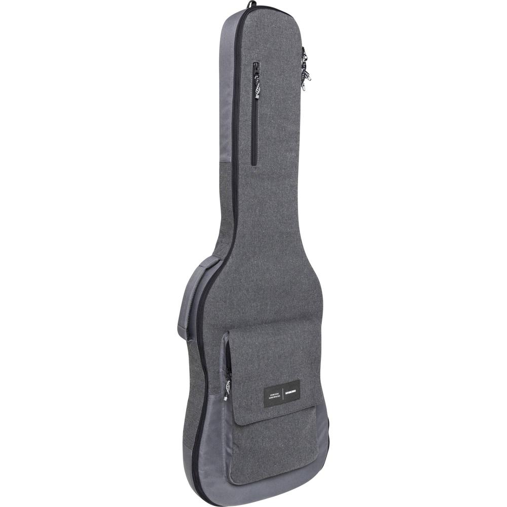 Gator Lux Series Funda Eléctrica para Guitarra (Gris) - Con Acolchado, Materiales Ecológicos y Bolsi
