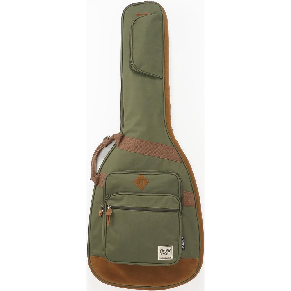 Ibanez IGB541 POWERPAD Gig Bag para Guitarras Eléctricas (Verde Musgo) - Diseño Elegante, Acolchado