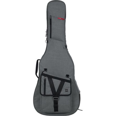 Gator Transit Series Gig Bag para Guitarra Acústica (Gris Claro) 1317851-REG
