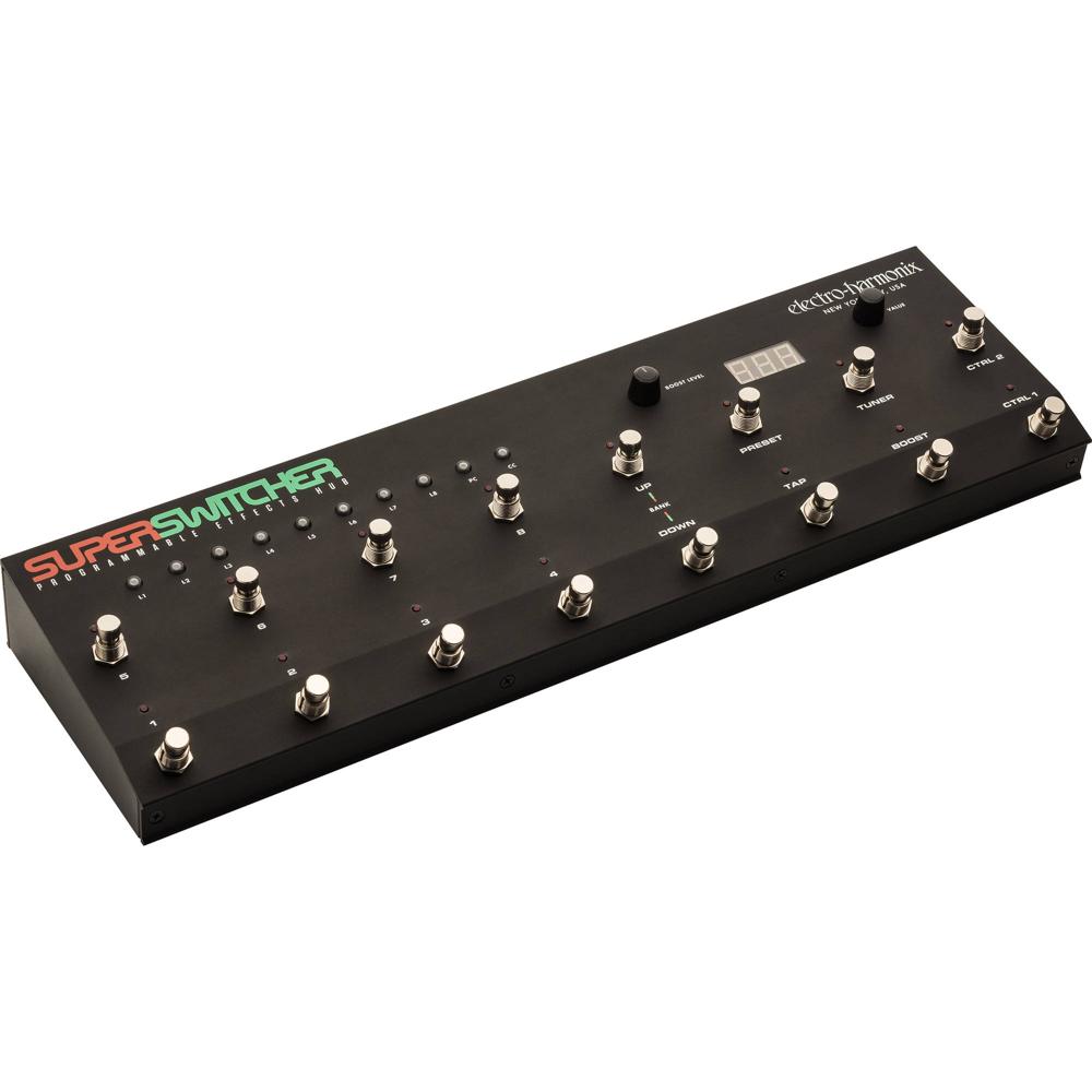 Electro-Harmonix Super Switcher: Hub de Efectos Programable para Guitarra Eléctrica con 128 Presets,