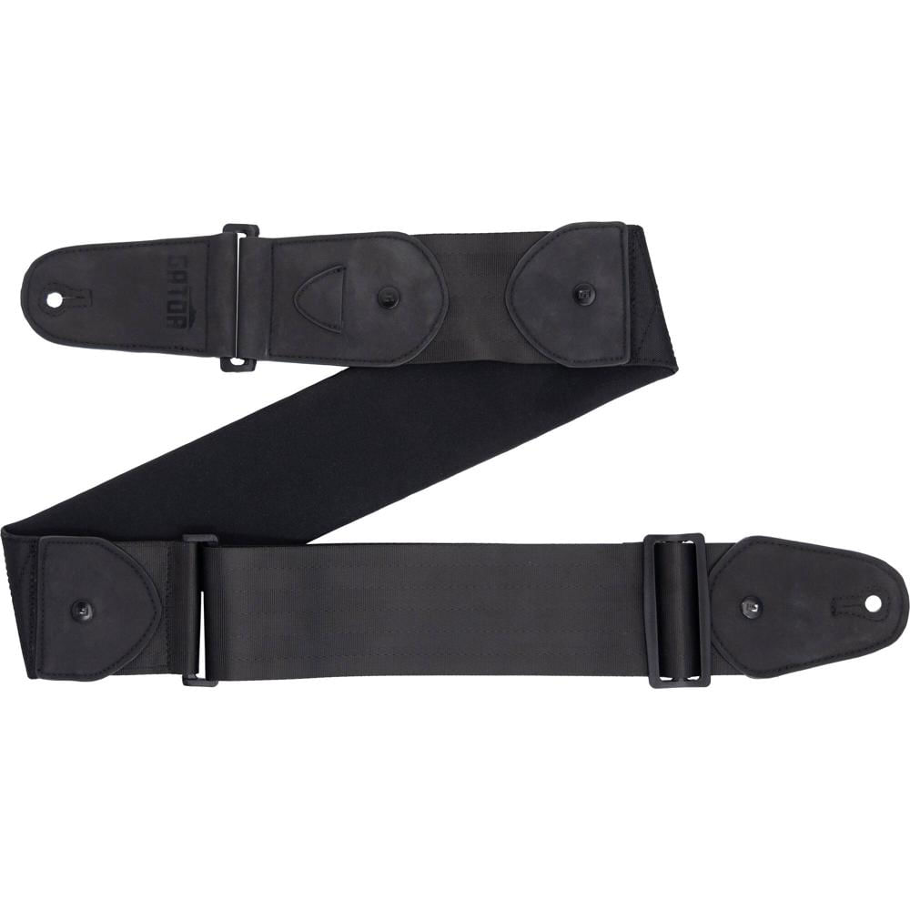 Gator ICON Guitar Strap Long Version (Black, 48-60")