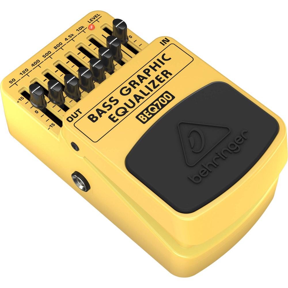 Ecualizador Gráfico Behringer EQ700 de 7 Bandas para Guitarra - Modela Sonido, Elimina Retroalimenta