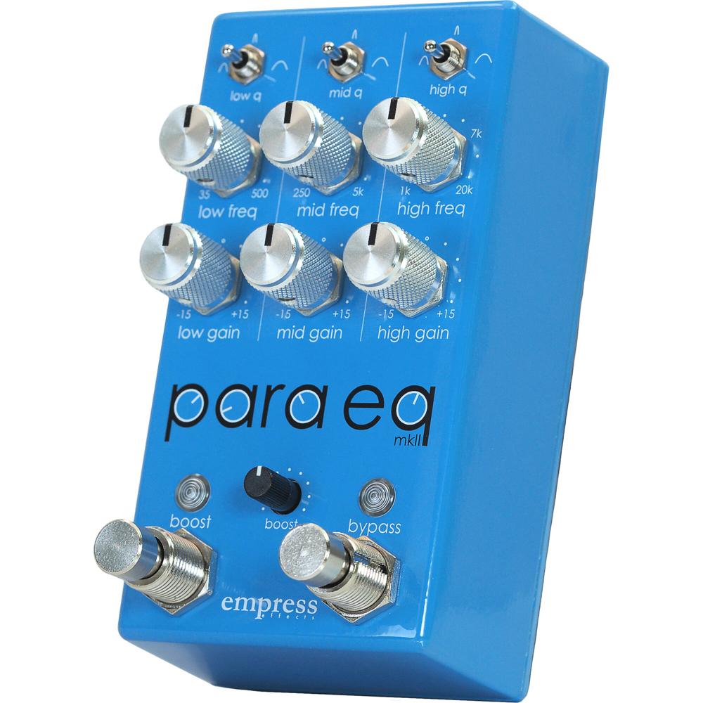 Empress Effects ParaEq MKII: Pedal Ecualizador Paramétrico de 3 Bandas con Control Tonal Compacto y