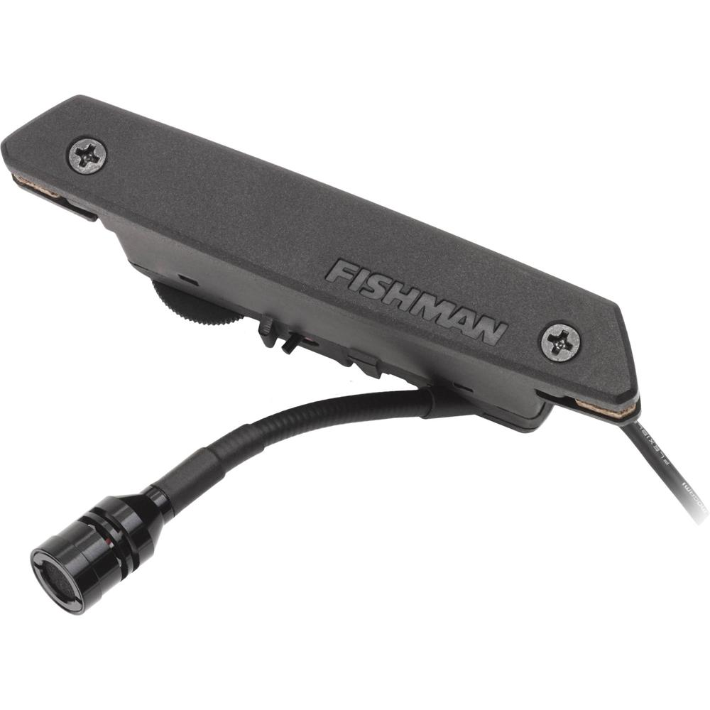 Fishman Rare Earth Mic Blend: Pastilla Activa para Guitarras Acústicas con Micrófono Cardioide y Con