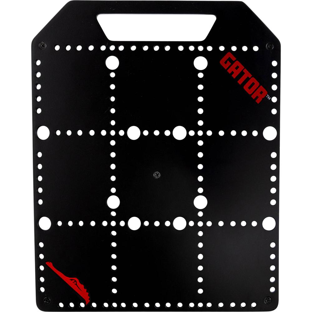 Gator Pocketboard Metal Pedalboard: Superficie de Pedal de 10.75 x 10.25", Gestión de Cables Integra