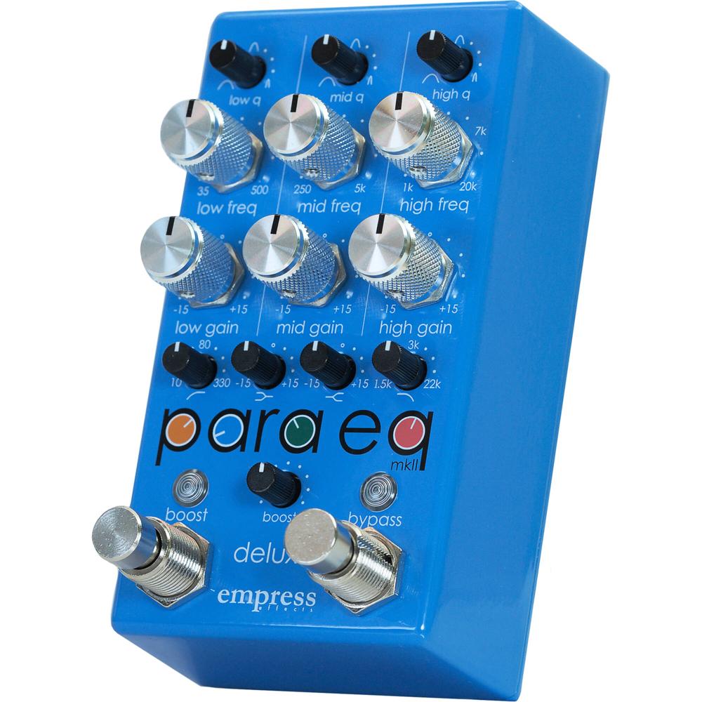 Empress Effects ParaEq MKII Deluxe: Ecualizador Paramétrico de 3 Bandas con Control Tonal Compacto y