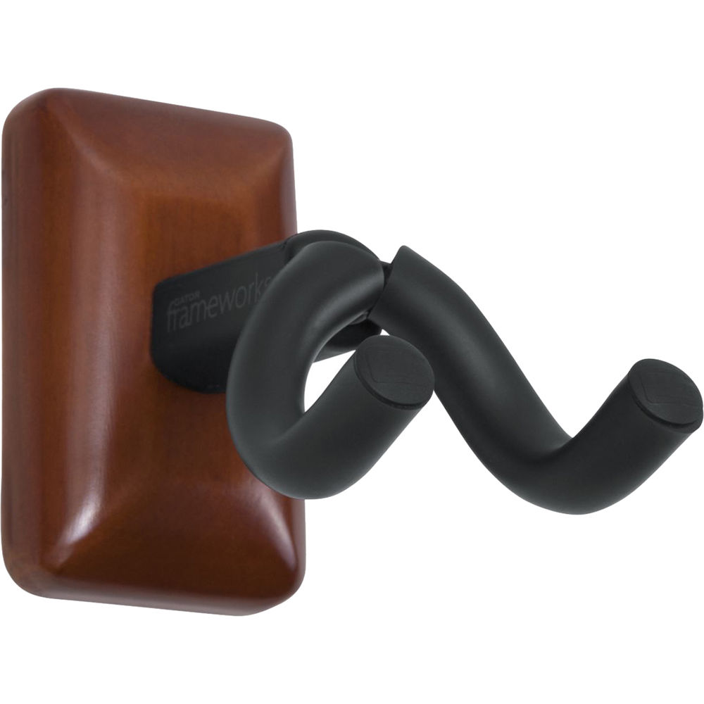 Gator Frameworks Wall-Mounted Hanger for Ukulele/Mandolin (Mahogany) 1319691-REG Gator Frameworks Wall-Mounted Hanger for Ukulele/Mandolin (Mahogany) 1319691-REG