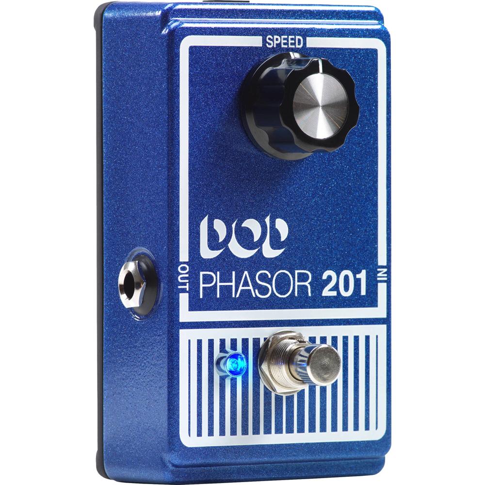 DOD Phasor 201 Pedal: Efecto Phaser Analógico para Guitarras y Bajos, Control de Velocidad Sencillo,