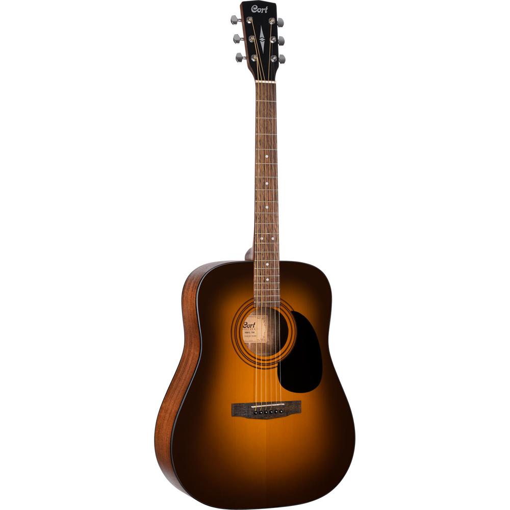 Guitarra Acústica Cort Standard AD810 Dreadnought (Satin Sunburst) - Cuerpo Dreadnought, Tapa de Abe