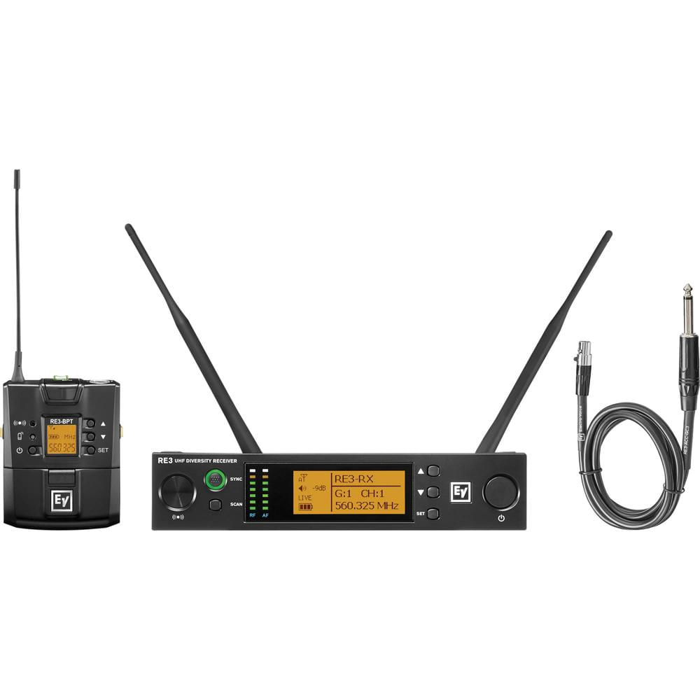 Electro-Voice RE3-BPGC Bodypack Instrument Wireless System (5H: 560 to 596 MHz) 1469153-REG Electro-Voice RE3-BPGC Bodypack Instrument Wireless System (5H: 560 to 596 MHz) 1469153-REG