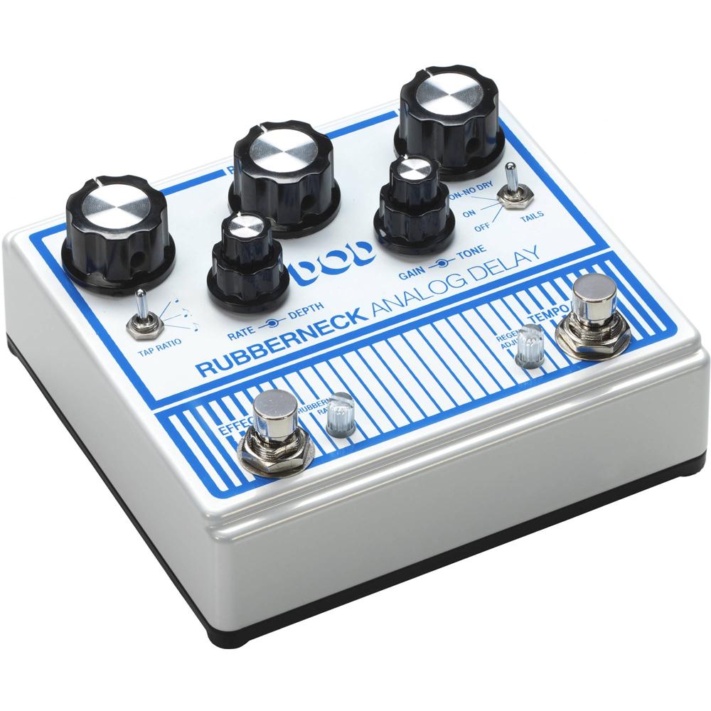 DOD Rubberneck Delay Analógico con Tap Tempo y Control de Expresión