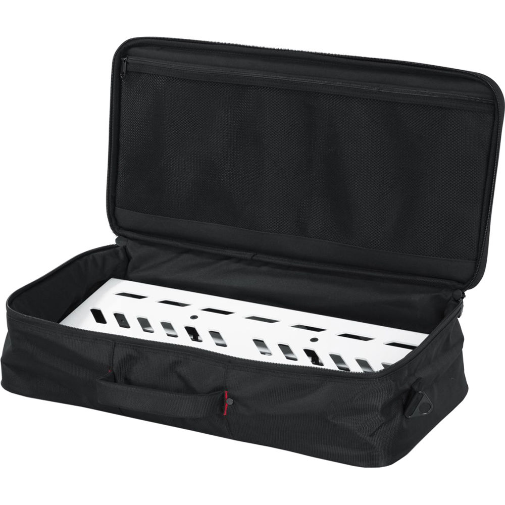 Gator Pedalboard de Aluminio Grande con Funda de Transporte (Blanco)