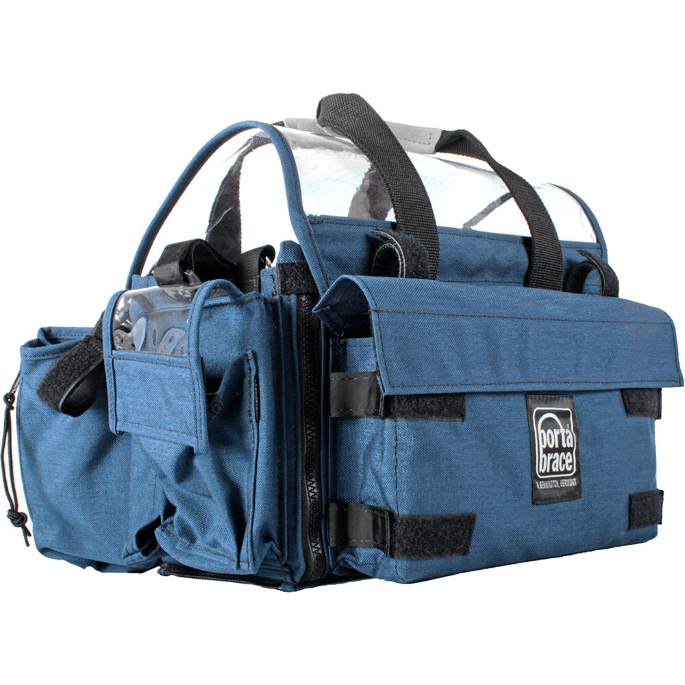 PortaBrace AO-2XH Organizador de Audio con Kit de Arnés AH-2H (Azul) - Organizador de Audio y Arnés