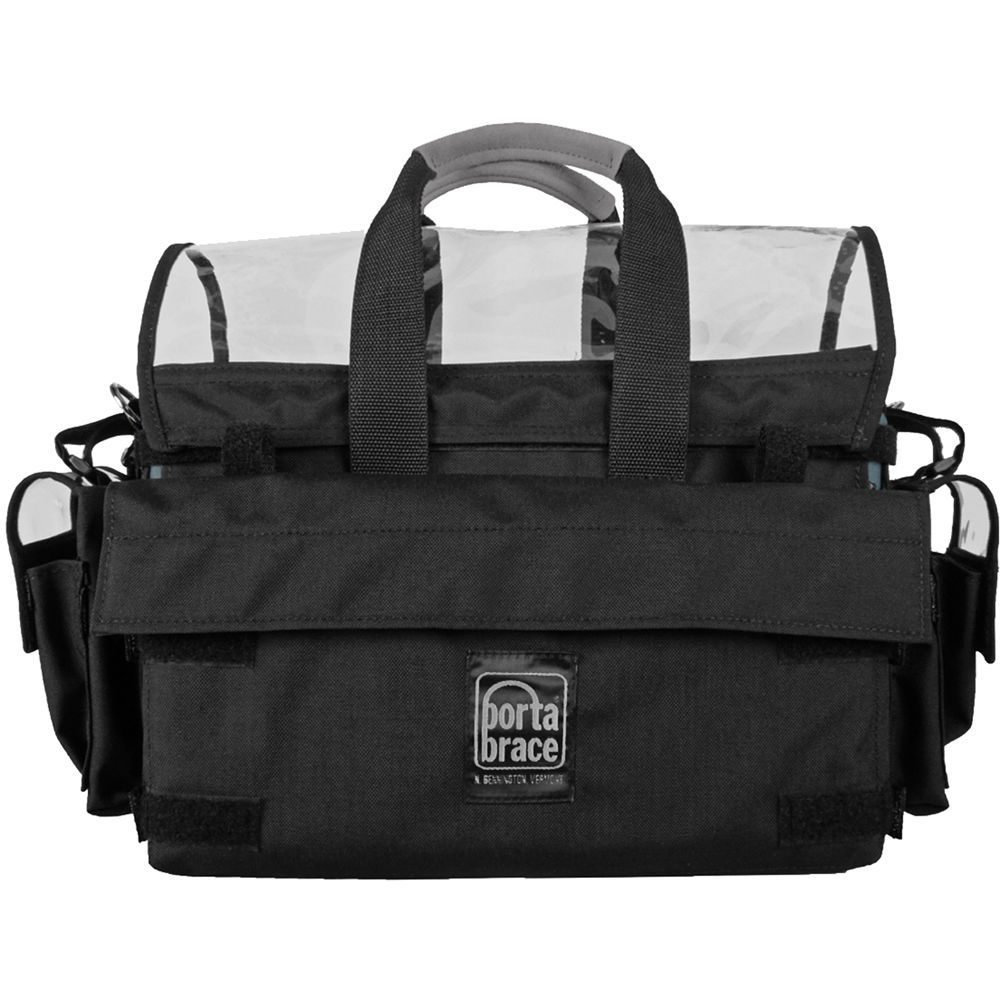 PortaBrace AO-2XBH Organizador de Audio con Kit de Arnés AH-2H (Negro) - Organizador y Arnés para Me