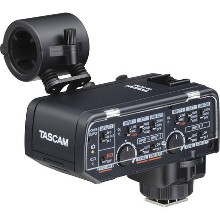 TASCAM CA-XLR2d-F Kit de Adaptador de Micrófono XLR para Cámaras FUJIFILM 1679651-REG