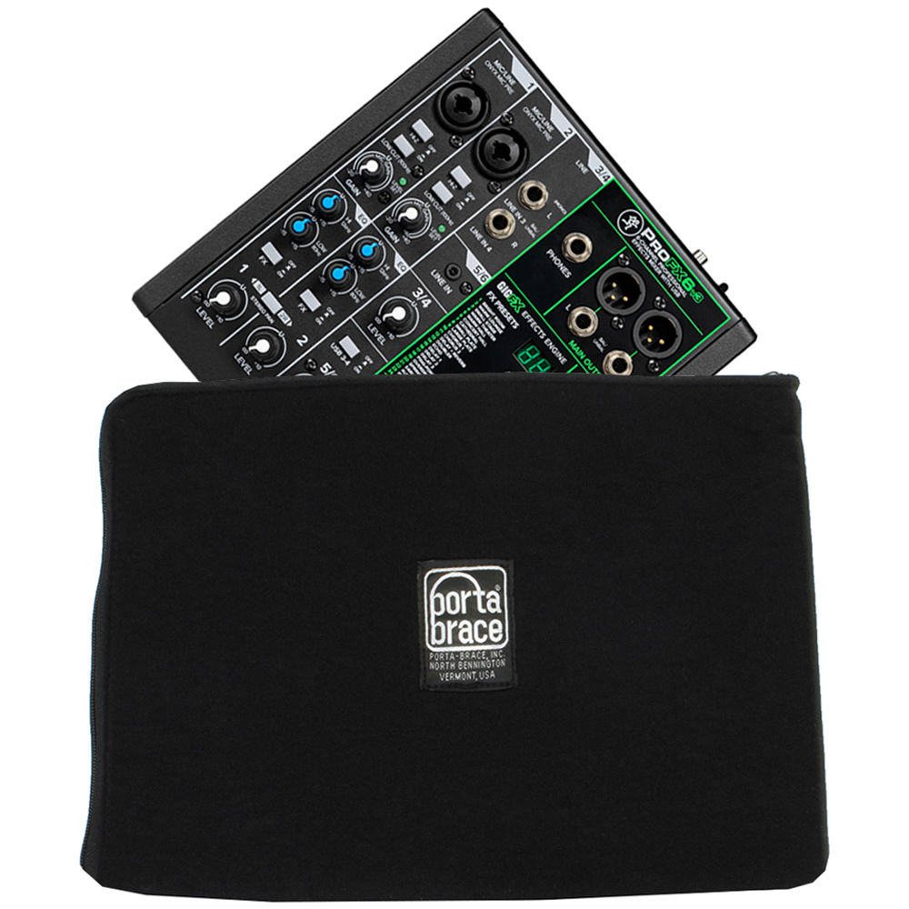 PortaBrace Bolsa Acolchada para Mezclador Mackie ProFX6v3 - Solución Ligera y Personalizable, Diseño