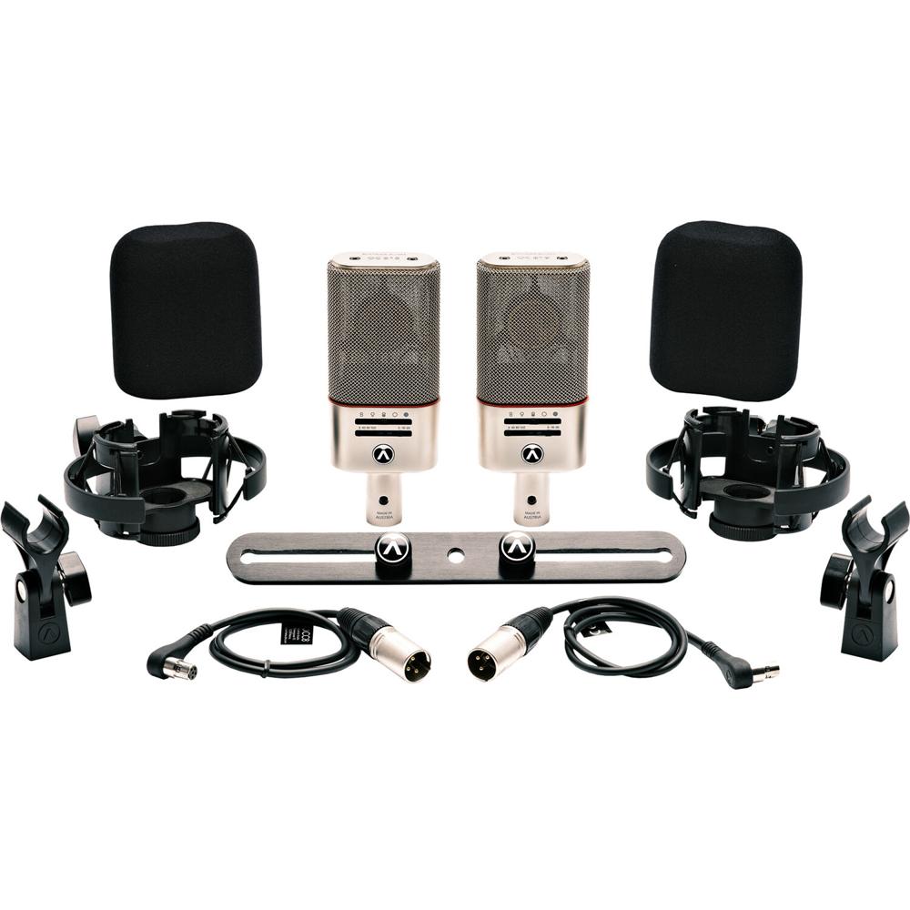 Austrian Audio OC818 Dual Set Plus Large-Diaphragm Multipattern Condenser Microphone (Matched Pair, 1629150-REG Austrian Audio OC818 Dual Set Plus Large-Diaphragm Multipattern Condenser Microphone (Matched Pair, 1629150-REG
