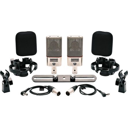 Austrian Audio OC818 Dual Set Plus Large-Diaphragm Multipattern Condenser Microphone (Matched Pair, 1629150-REG