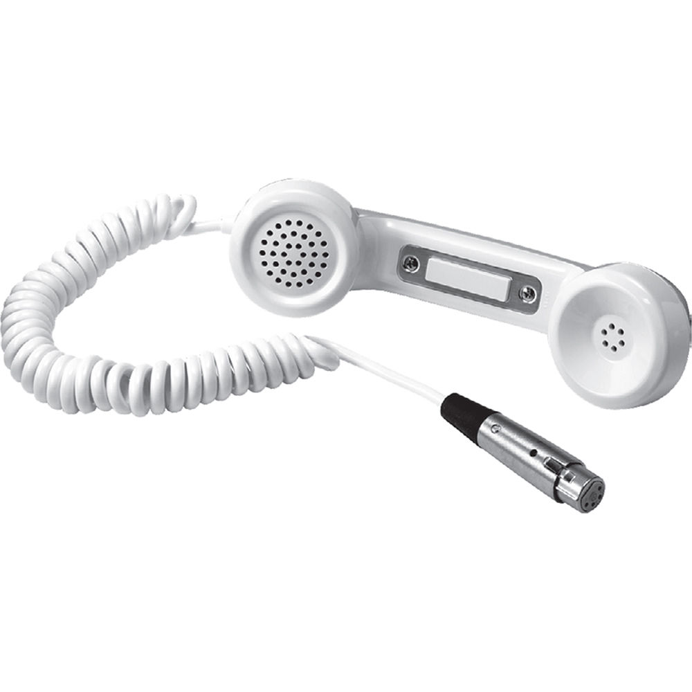 Auricular Intercomunicador Telex HS-6A Estilo Teléfono (Blanco) - Diseño Tradicional, Interruptor de 825123-REG Auricular Intercomunicador Telex HS-6A Estilo Teléfono (Blanco) - Diseño Tradicional, Interruptor de 825123-REG