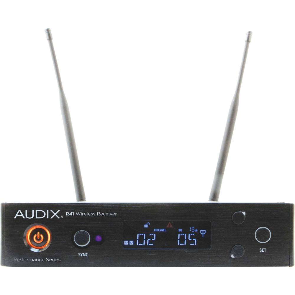 Audix R41 Kit-A Receptor Diversidad UHF de Canal Único (522 a 554 MHz) - 106 Frecuencias Pre-Coordin 1283510-REG Audix R41 Kit-A Receptor Diversidad UHF de Canal Único (522 a 554 MHz) - 106 Frecuencias Pre-Coordin 1283510-REG