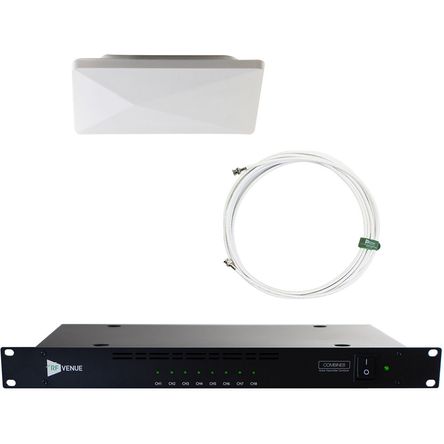Antenna CP Arquitectónica Blanca RF Venue con Combiner de 8 Canales COMBINE8 y Paquete de Cables (Bl 1764039-REG Antenna CP Arquitectónica Blanca RF Venue con Combiner de 8 Canales COMBINE8 y Paquete de Cables (Bl 1764039-REG