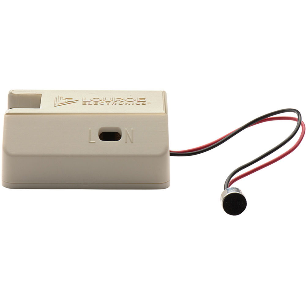 Micrófono de Condensador Electret Omnidireccional Louroe LE-572 Verifact CGC con Preamp y Control Au 1103311-REG Micrófono de Condensador Electret Omnidireccional Louroe LE-572 Verifact CGC con Preamp y Control Au 1103311-REG