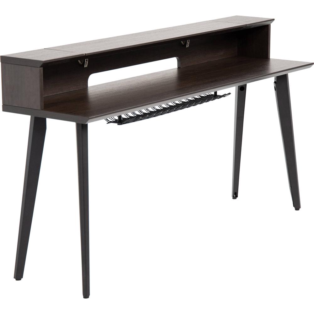 Mesa para Teclado Gator Elite Furniture Series para Teclados de 88 Notas (Madera Nogal Oscuro) - Pla 1643252-REG Mesa para Teclado Gator Elite Furniture Series para Teclados de 88 Notas (Madera Nogal Oscuro) - Pla 1643252-REG