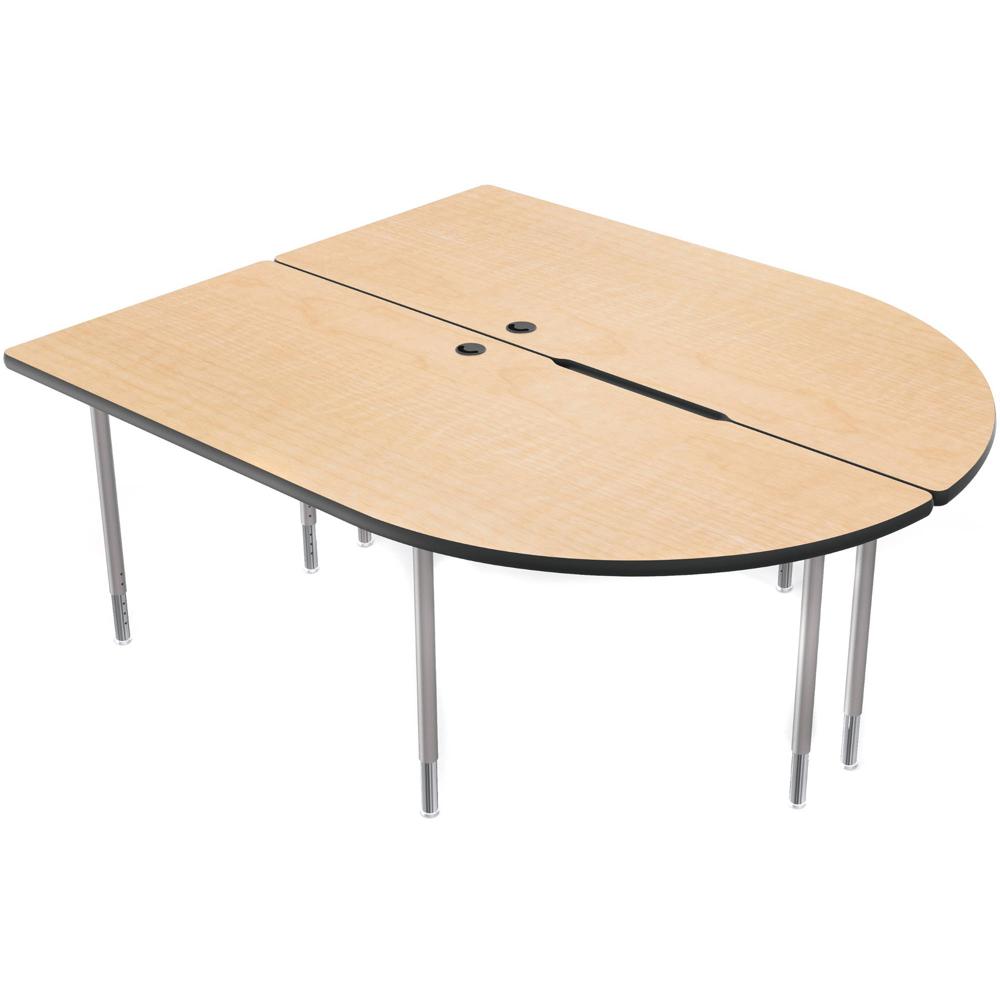 Mesa Multimedia y de Colaboración Balt MediaSpace (Grande Doble, Laminado de Arce Fusion, Borde Negr 1324993-REG Mesa Multimedia y de Colaboración Balt MediaSpace (Grande Doble, Laminado de Arce Fusion, Borde Negr 1324993-REG