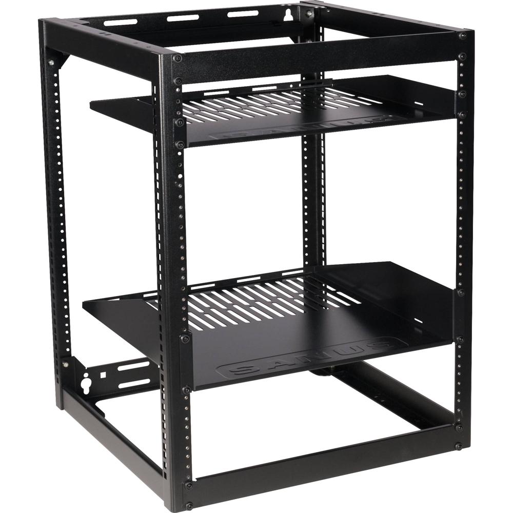 SANUS Component Series 15 RU Rack Esquelético Apilable (26") - Soporta hasta 600 lb en el Suelo, 200