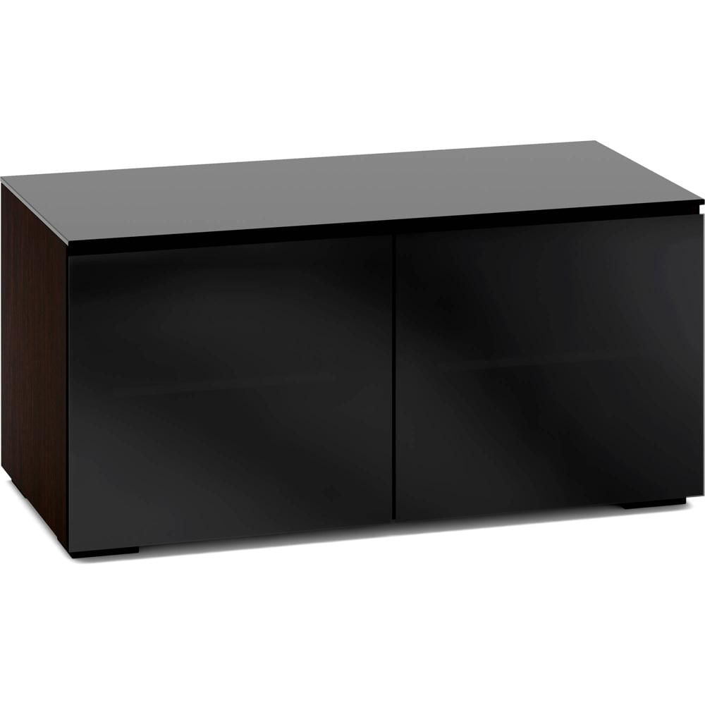 Cabinet AV Salamander Designs Oslo 221 Chameleon 2 Puertas con 2 Estantes Ajustables (Vidrio Negro)