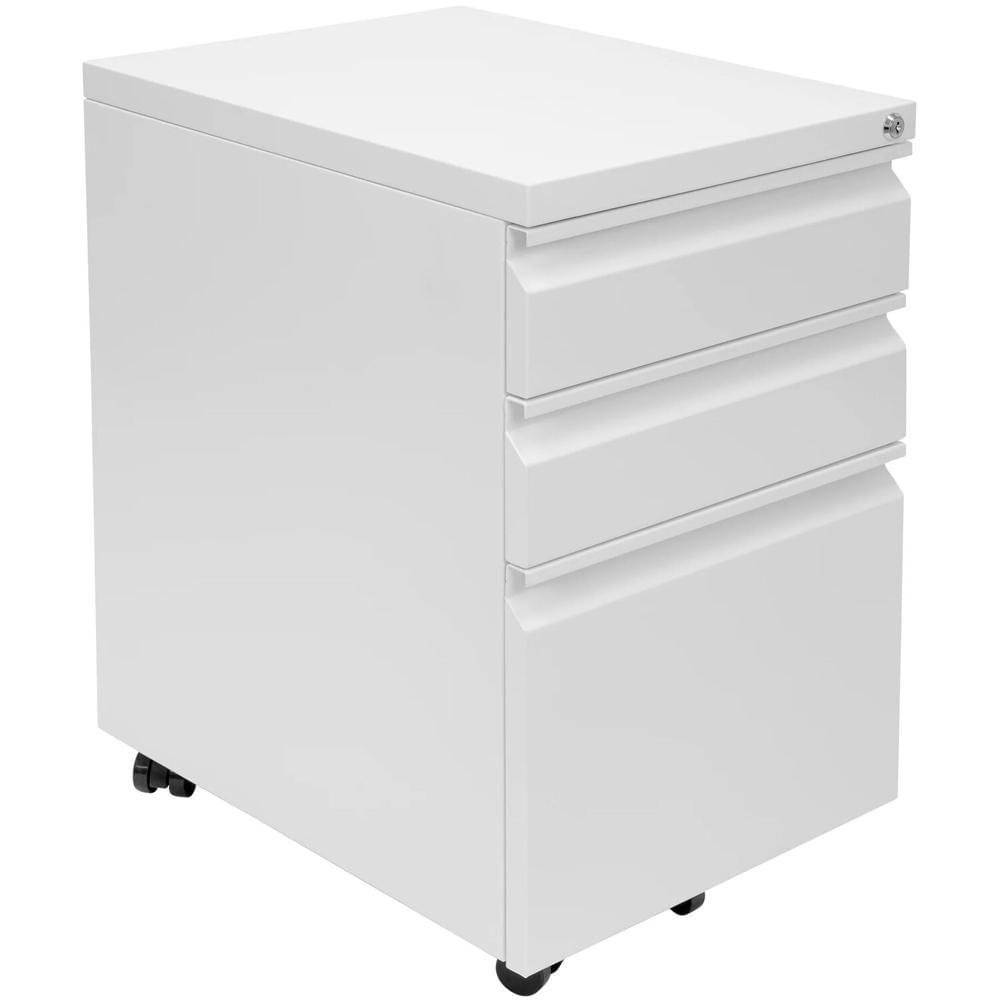 Gabinete Móvil Mount-It! con 3 Cajones - Ideal para Espacios Reducidos, Ruedas para Todo Tipo de Sue