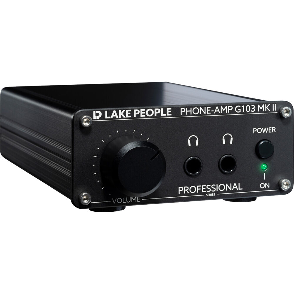 Amplificador de Auriculares Estéreo 2 Canales LAKE PEOPLE G103-S MKII - Soporta Auriculares de 8 a 6 1736782-REG Amplificador de Auriculares Estéreo 2 Canales LAKE PEOPLE G103-S MKII - Soporta Auriculares de 8 a 6 1736782-REG