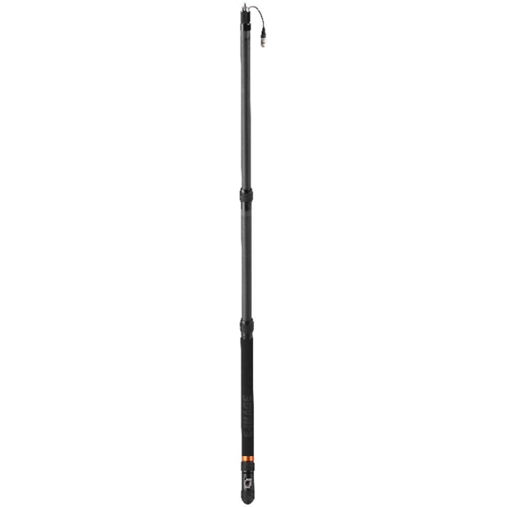 E-Image BC06P Pértiga Telescópica de Fibra de Carbono con Cable Interno y Base XLR (1.8 m) - Ideal p 1490011-REG E-Image BC06P Pértiga Telescópica de Fibra de Carbono con Cable Interno y Base XLR (1.8 m) - Ideal p 1490011-REG