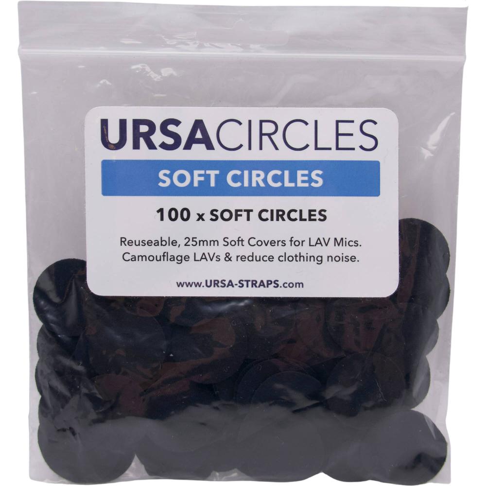 Cubiertas de Micrófono Lavalier URSA Soft Circles (Paquete de 100, Negro) - Protección Discreta y Re 1646522-REG Cubiertas de Micrófono Lavalier URSA Soft Circles (Paquete de 100, Negro) - Protección Discreta y Re 1646522-REG