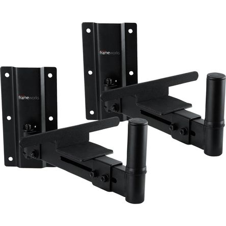 Soportes de Pared para Altavoces Gator Frameworks (Par) - Capacidad de 100 lb por Soporte, Ajustabil 924324-REG Soportes de Pared para Altavoces Gator Frameworks (Par) - Capacidad de 100 lb por Soporte, Ajustabil 924324-REG