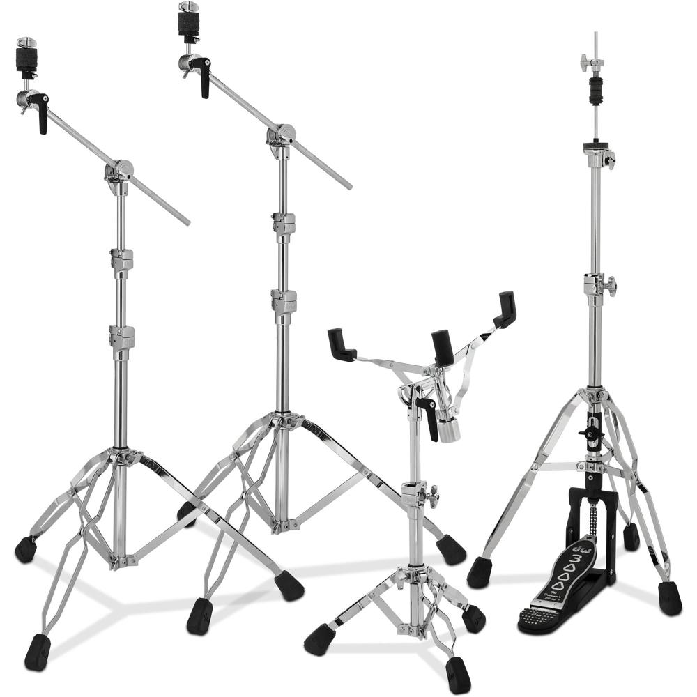 Paquete de Hardware DW DRUMS 3000 Series: Soportes, Hi-Hat y Más para Kits de Batería