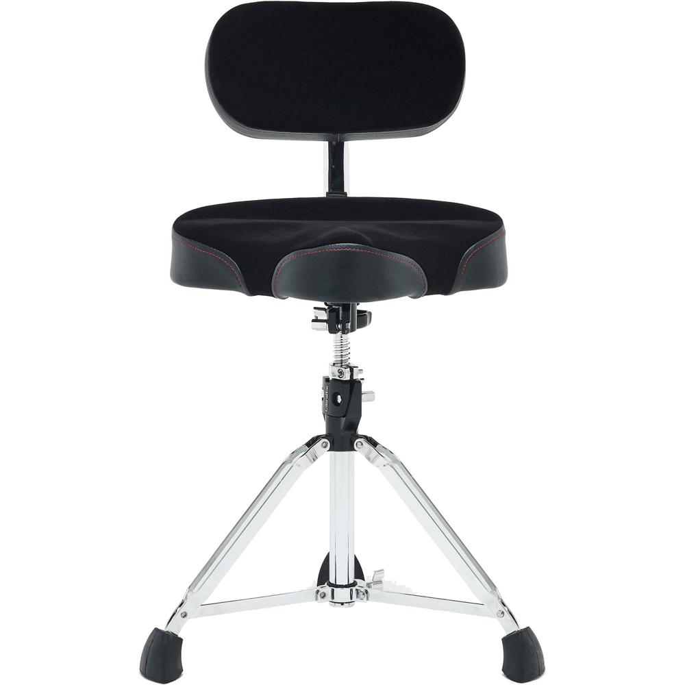 Gibraltar 9608MB 16" Silla de Tambor Cordura con Respaldo - Ideal para Estudios y Escenarios, Asient