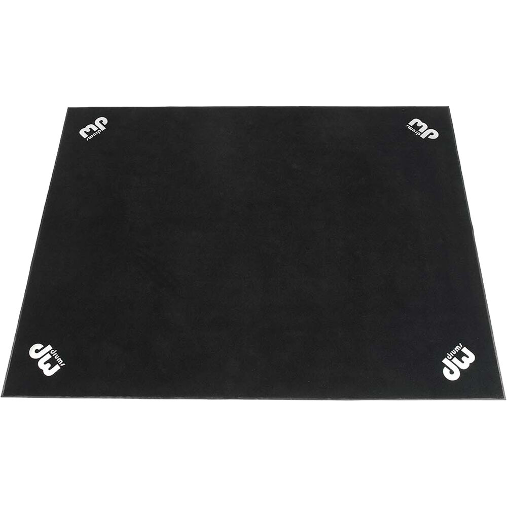 DW DRUMS DWCPRUG2 Alfombra para Batería con Logo (62 x 78") - Ideal para Estudio o Escenario, Base d