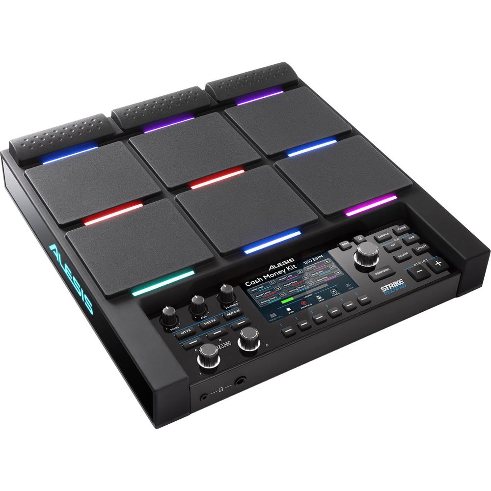 Alesis Strike MultiPad: Instrumento de Percusión con 9 Pads Sensibles a la Velocidad y Pantalla de 4