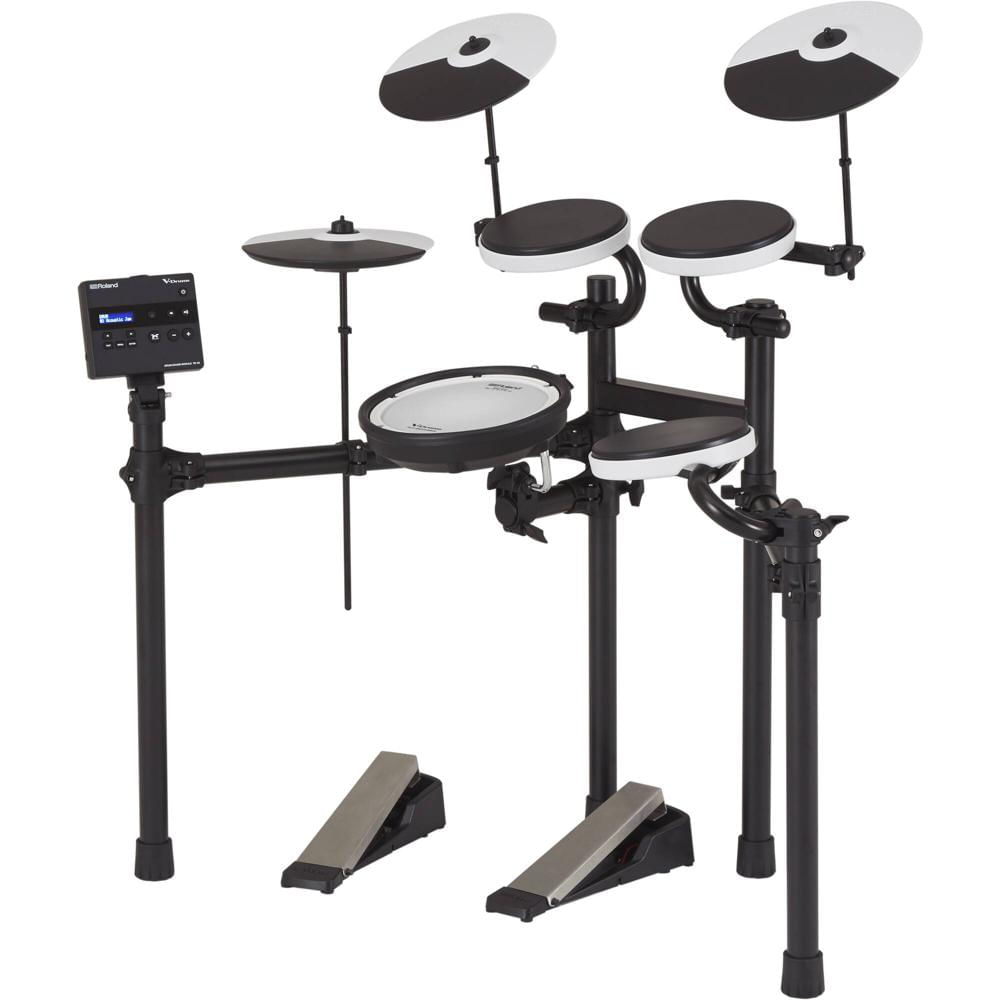 Kit de Batería Electrónica Roland TD-02KV V-Drums: 5 Piezas, Módulo TD-02, Sonido de 16 Kits, PDX-8,