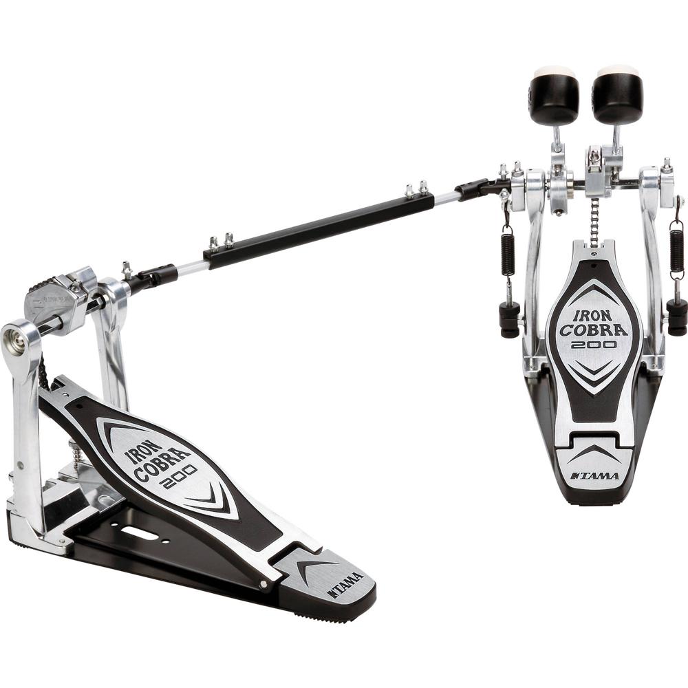 Pedal de Bombo Doble TAMA 200 Series HP200PTW Iron Cobra con Power Glide, Cadena Simple y Cam Despla 1299372-REG Pedal de Bombo Doble TAMA 200 Series HP200PTW Iron Cobra con Power Glide, Cadena Simple y Cam Despla 1299372-REG
