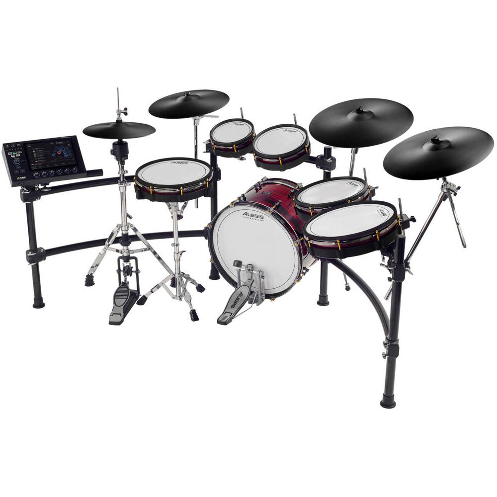 Kit de Batería Electrónica Alesis Strata Prime de 10 Piezas con Módulo Táctil: Ideal para Práctica e