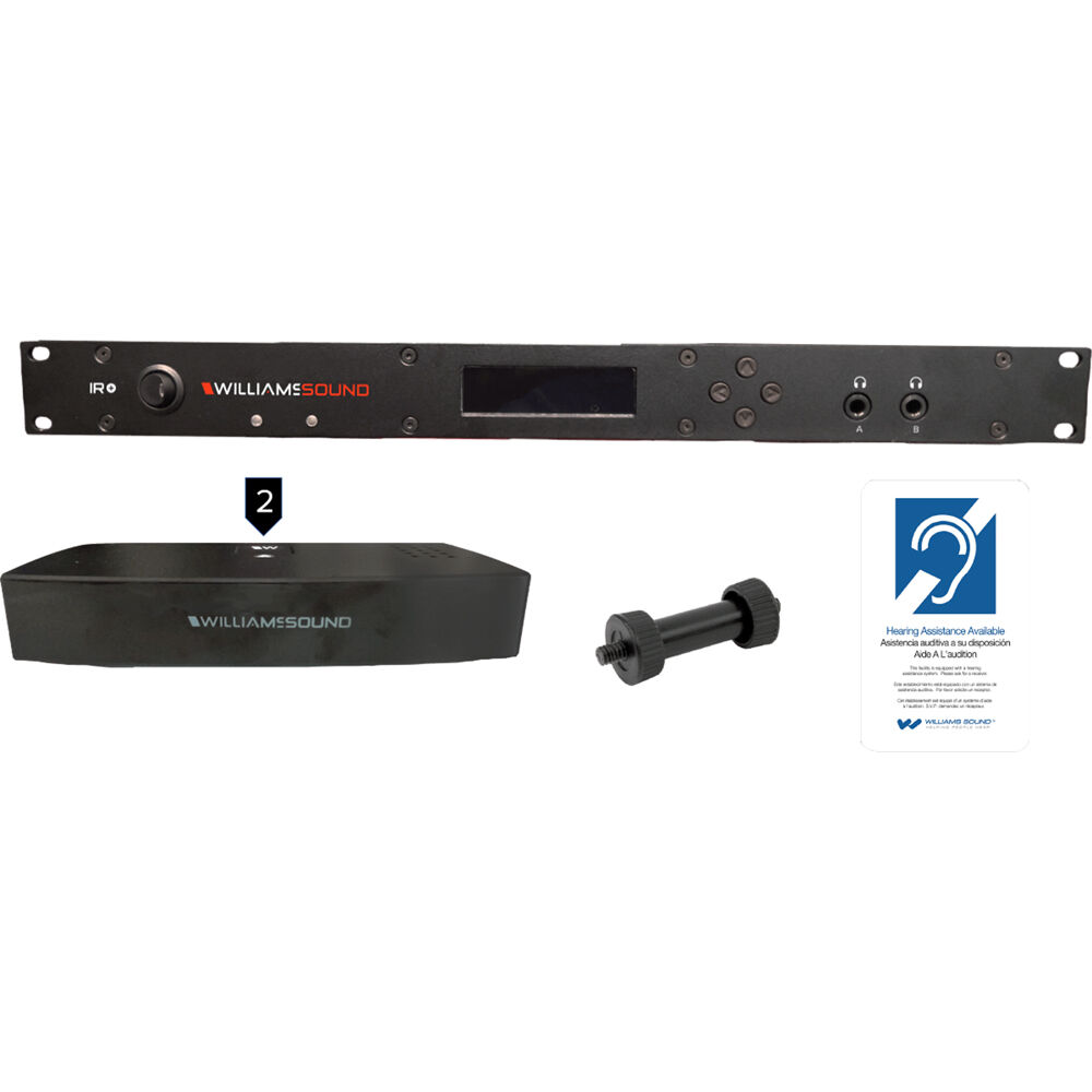 Williams Sound IR Plus Flex - Sistema IR Plus para Comunicación Clara y Efectiva 1695297-REG Williams Sound IR Plus Flex - Sistema IR Plus para Comunicación Clara y Efectiva 1695297-REG