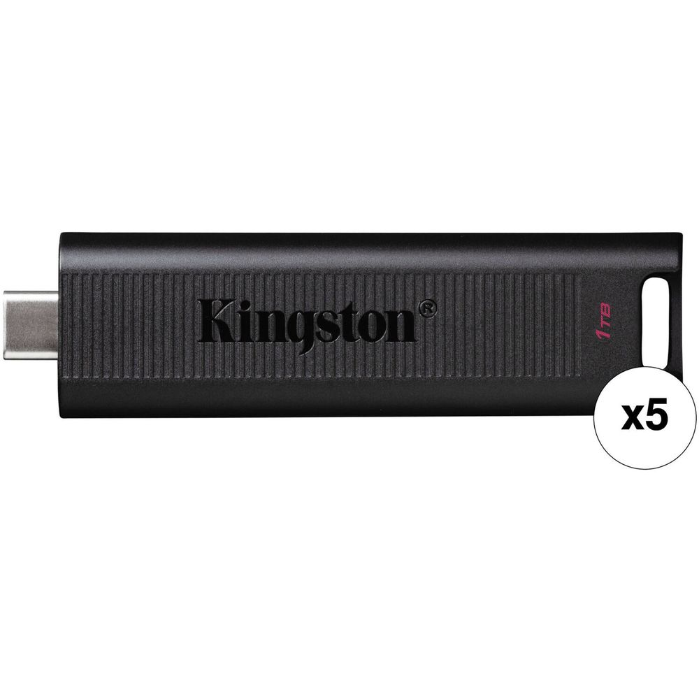 Paquete de 5 Unidades de Kingston Datatraveler Max Usb 3.2 Gen 2 Type C de 1Tb 1720832-REG Paquete de 5 Unidades de Kingston Datatraveler Max Usb 3.2 Gen 2 Type C de 1Tb 1720832-REG