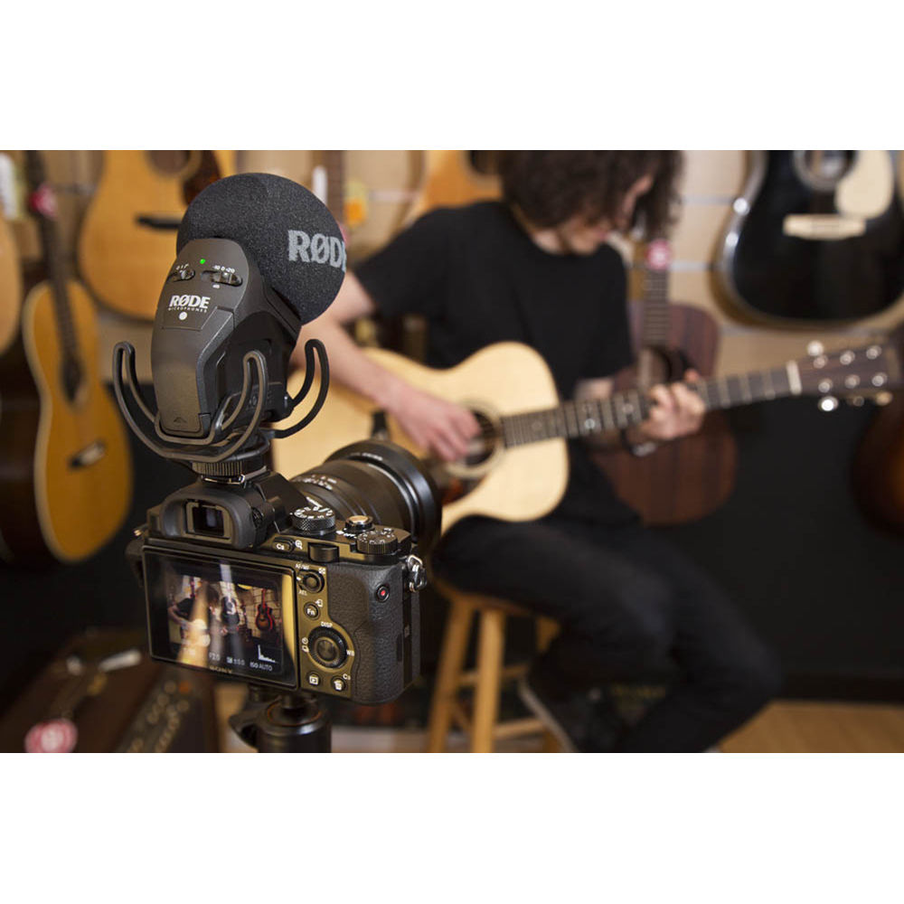 Micrófono Estéreo Rode Videomic Pro Rycote 1273119-REG Micrófono Estéreo Rode Videomic Pro Rycote 1273119-REG