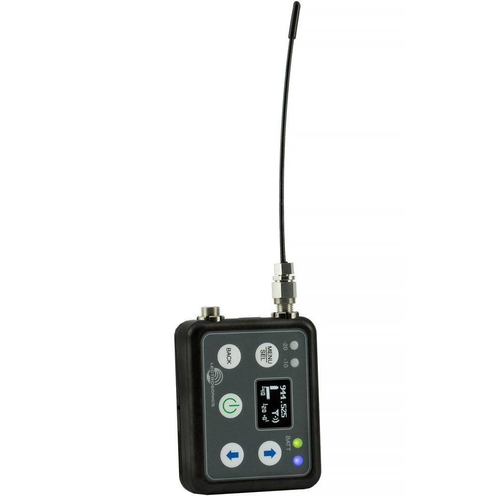 Transmisor Inalámbrico Digital Micro Resistente al Agua Lectrosonics DSSM con Cargador (941 a 959 MH 1820571-REG Transmisor Inalámbrico Digital Micro Resistente al Agua Lectrosonics DSSM con Cargador (941 a 959 MH 1820571-REG